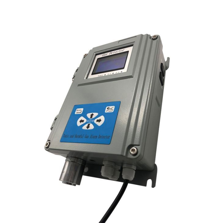 Wall Mounted Fixed CH4 H2S O2 CO Multi 4in1gas Detector